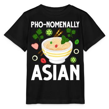 Soupe de nouilles vietnamienne Cuisine asiatique - T-shirt bio MINI CREATOR Stanley/Stella Enfant - noir - Devant - Mikhail (115cm)