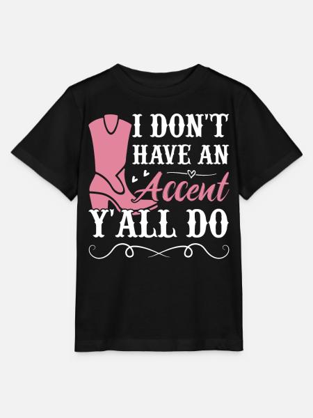 Southern Slang Land - Stanley/Stella Kinder T-Shirt MINI CREATOR - Schwarz