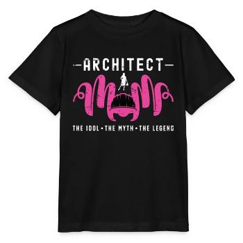 Architecte Maman L’idole Le mythe Le dessinateur - T-shirt bio MINI CREATOR Stanley/Stella Enfant - noir - Devant - Mikhail (115cm)