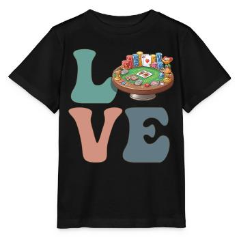 Casino Gambling Players - Stanley/Stella MINI CREATOR Kids’ T-Shirt - black - Front - Mikhail (115cm)