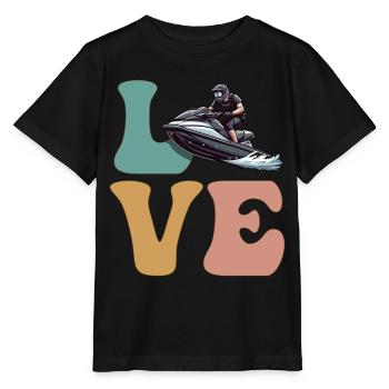 Jet Ski Jet Ski Jet Ski Motomarine - T-shirt bio MINI CREATOR Stanley/Stella Enfant - noir - Devant - Mikhail (115cm)
