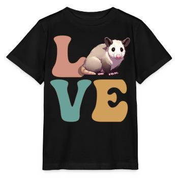 Opossum Opossum - Stanley/Stella Kinder T-Shirt MINI CREATOR  - Schwarz - Vorne - Mikhail (115cm)