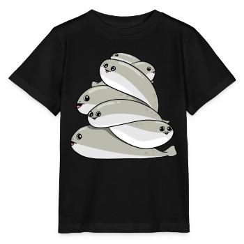 Sacabambaspis Haufenfisch Meme - Stanley/Stella Kinder T-Shirt MINI CREATOR  - Schwarz - Vorne - Mikhail (115cm)