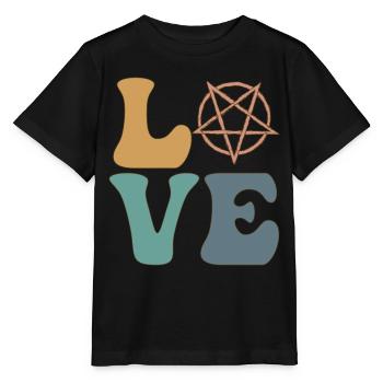 Satanist Pentagram Satanism Satanic K - Stanley/Stella MINI CREATOR Kids’ T-Shirt - black - Front - Mikhail (115cm)