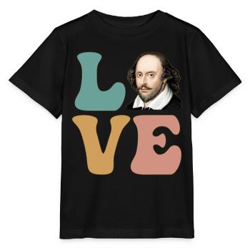 Shakespeare English Literature Literary - Stanley/Stella MINI CREATOR Kids’ T-Shirt - black - Front - Mikhail (115cm)