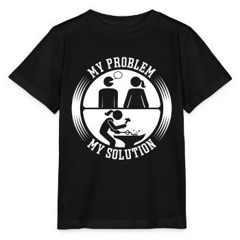 Forgeron Mon problème Ma mère de pictogramme Forger - T-shirt bio MINI CREATOR Stanley/Stella Enfant - noir - Devant - Mikhail (115cm)