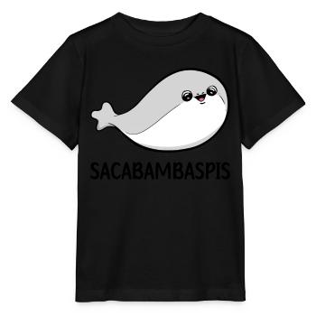 Sacabambaspis Fish Meme - Stanley/Stella MINI CREATOR Kids’ T-Shirt - black - Front - Mikhail (115cm)