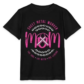 Sheet Metal Worker Mom The Idol The Fabricator - Stanley/Stella MINI CREATOR Kids’ T-Shirt - black - Front - Mikhail (115cm)