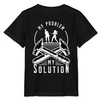 Sheet Metal Worker My Problem My Pictogram Dad Mom - Stanley/Stella MINI CREATOR Kids’ T-Shirt - black - Front - Mikhail (115cm)