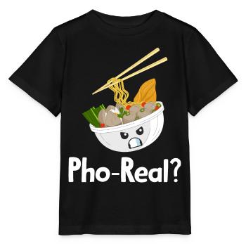 Soupe de nouilles vietnamienne Cuisine asiatique - T-shirt bio MINI CREATOR Stanley/Stella Enfant - noir - Devant - Mikhail (115cm)