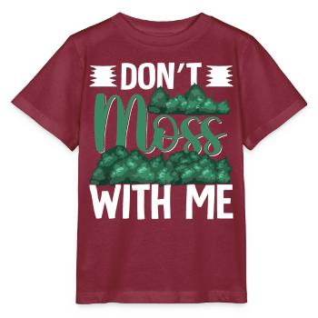 Funny moss nursery - Stanley/Stella MINI CREATOR Kids’ T-Shirt - burgundy - Front - Kain (125cm)