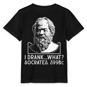 Philosophie Theorie Griechische Philosophen - Stanley/Stella Kinder T-Shirt MINI CREATOR  - Schwarz - Vorne - Mikhail (115cm)