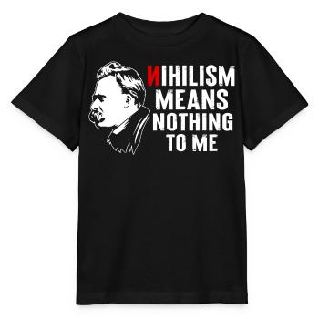 Philosophie Théorie Friedrich Nietzsche - T-shirt bio MINI CREATOR Stanley/Stella Enfant - noir - Devant - Mikhail (115cm)