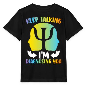 Lustig Psych Psychologie - Stanley/Stella Kinder T-Shirt MINI CREATOR  - Schwarz - Vorne - Mikhail (115cm)