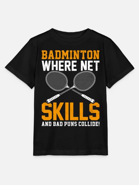 Badminton Spieler - Stanley/Stella Kinder T-Shirt MINI CREATOR - Schwarz