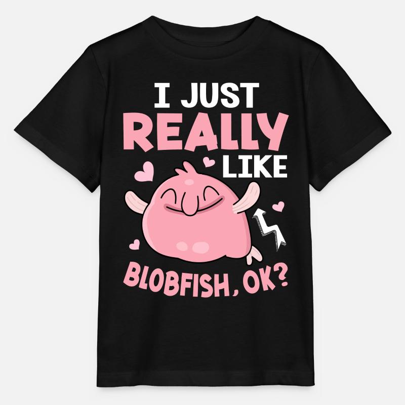 Funny sea creature - Stanley/Stella MINI CREATOR Kids’ T-Shirt - black