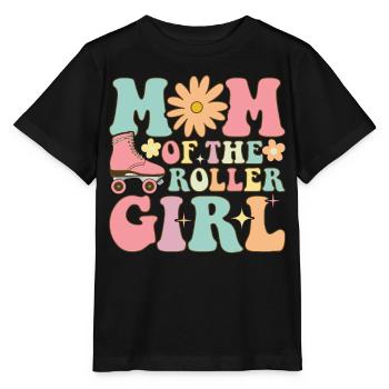 Roller Skating Girl Roller Mom - Stanley/Stella Kinder T-Shirt MINI CREATOR  - Schwarz - Vorne - Mikhail (115cm)