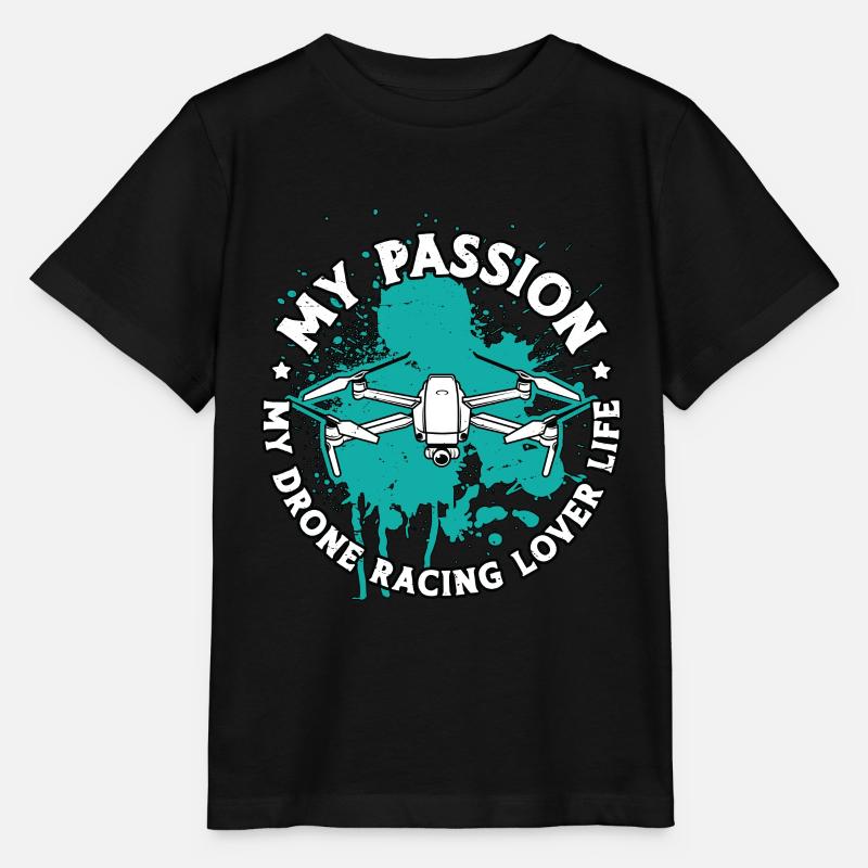 Drone Racing Lover My Passion My Drone FPV Race - Stanley/Stella Kinder T-Shirt MINI CREATOR  - Schwarz