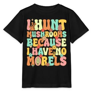 Groovy Pilzjagd - Stanley/Stella Kinder T-Shirt MINI CREATOR  - Schwarz - Vorne - Mikhail (115cm)