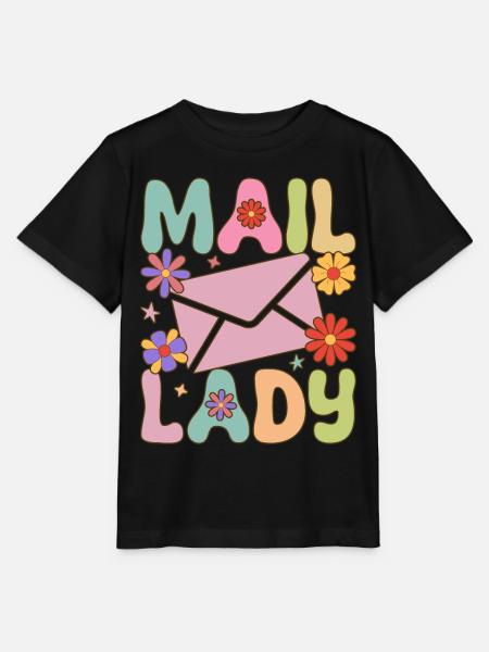 Postdienst weibliche Postangestellte - Stanley/Stella Kinder T-Shirt MINI CREATOR - Schwarz