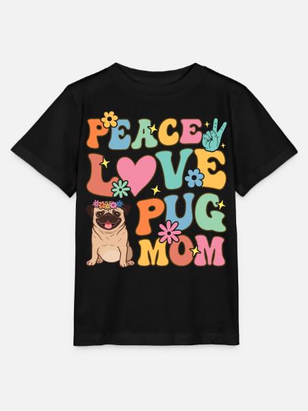 Groovy Hundeliebhaberin - Stanley/Stella Kinder T-Shirt MINI CREATOR  - Schwarz