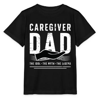 Soignant Papa L’idole Le mythe Famille Gardien - T-shirt bio MINI CREATOR Stanley/Stella Enfant - noir - Devant - Mikhail (115cm)