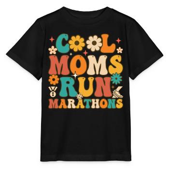 Drôle de maman coureuse - T-shirt bio MINI CREATOR Stanley/Stella Enfant - noir - Devant - Mikhail (115cm)
