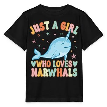 Narval Fille Narval Amant - T-shirt bio MINI CREATOR Stanley/Stella Enfant - noir - Devant - Mikhail (115cm)