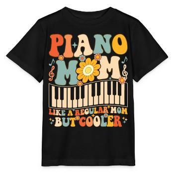 Pianist - Stanley/Stella MINI CREATOR Kids’ T-Shirt - black - Front - Mikhail (115cm)