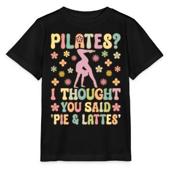 Lustige Yoga-Übung - Stanley/Stella Kinder T-Shirt MINI CREATOR  - Schwarz - Vorne - Mikhail (115cm)