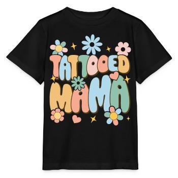 Tatouages Tatouages Encré Maman - T-shirt bio MINI CREATOR Stanley/Stella Enfant - noir - Devant - Mikhail (115cm)
