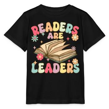 Groovy Book Reader - Stanley/Stella MINI CREATOR Kids’ T-Shirt - black - Front - Mikhail (115cm)