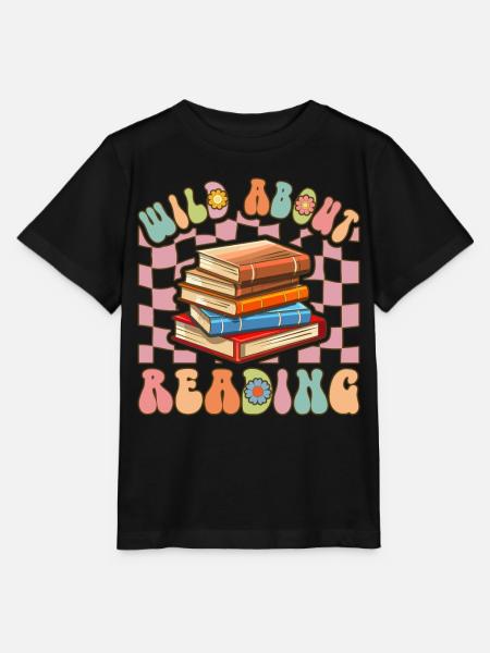 Groovy Book Reader Buch lesen - Stanley/Stella Kinder T-Shirt MINI CREATOR - Schwarz