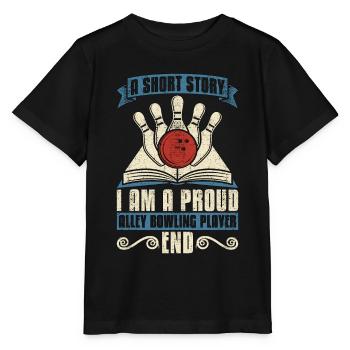 Alley Bowling Player A Short Story Bowling Player - Stanley/Stella MINI CREATOR Kids’ T-Shirt - black - Front - Mikhail (115cm)