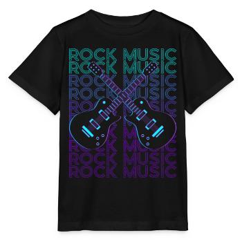 Rockmusik Rock & Roll Retro - Stanley/Stella Kinder T-Shirt MINI CREATOR  - Schwarz - Vorne - Mikhail (115cm)