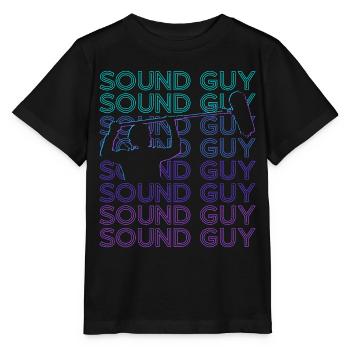 Ingénieur du son Technicien du son Retro - T-shirt bio MINI CREATOR Stanley/Stella Enfant - noir - Devant - Mikhail (115cm)