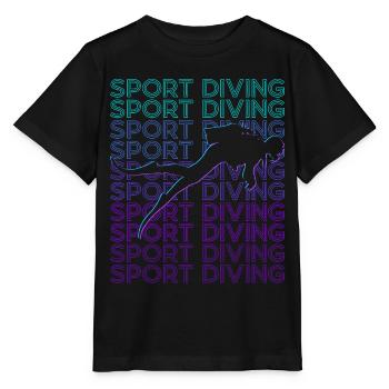 Scuba Diving Scuba Diving Diver Retro - Stanley/Stella MINI CREATOR Kids’ T-Shirt - black - Front - Mikhail (115cm)