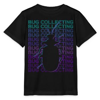 Coléoptère collectionneur Coléoptère entomologie rétro - T-shirt bio MINI CREATOR Stanley/Stella Enfant - noir - Devant - Mikhail (115cm)