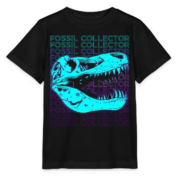 Fossiliensammler Paläontologie Fossilienjäger Retr - Stanley/Stella Kinder T-Shirt MINI CREATOR  - Schwarz - Vorne - Mikhail (115cm)