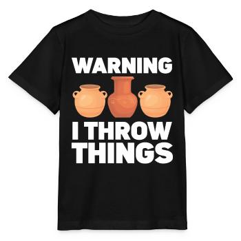 Keramikkünstler Ton Töpfern - Stanley/Stella Kinder T-Shirt MINI CREATOR  - Schwarz - Vorne - Mikhail (115cm)