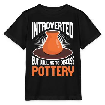 Keramikkünstler Ton Töpfern - Stanley/Stella Kinder T-Shirt MINI CREATOR  - Schwarz - Vorne - Mikhail (115cm)