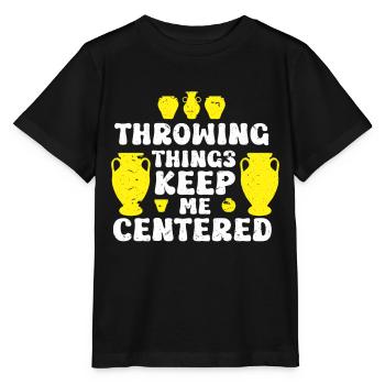 Keramikkünstler Ton Töpfern - Stanley/Stella Kinder T-Shirt MINI CREATOR  - Schwarz - Vorne - Mikhail (115cm)
