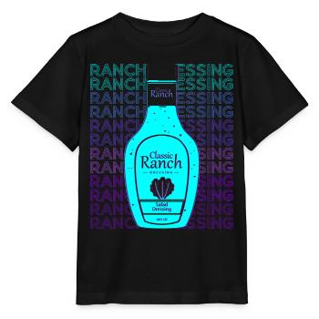 Ranch Dressing Salad Dressing Seasoning Sauce Retro Sauce - Stanley/Stella MINI CREATOR Kids’ T-Shirt - black - Front - Mikhail (115cm)