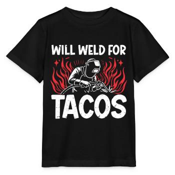 Schweißer Schweißen - Stanley/Stella Kinder T-Shirt MINI CREATOR  - Schwarz - Vorne - Mikhail (115cm)