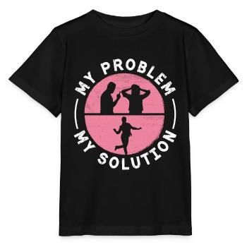 Tap Dancer My Problem My Solution Pictogram Mom - Stanley/Stella MINI CREATOR Kids’ T-Shirt - black - Front - Mikhail (115cm)