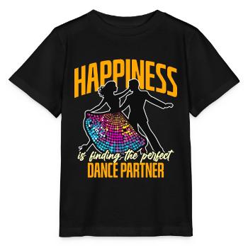 Ballroom Dance Happiness Is Finding Dance Floor - Stanley/Stella MINI CREATOR Kids’ T-Shirt - black - Front - Mikhail (115cm)