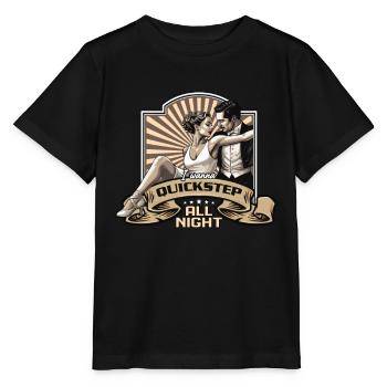 Danse de salon Je veux Quickstep Danse de salon - T-shirt bio MINI CREATOR Stanley/Stella Enfant - noir - Devant - Mikhail (115cm)