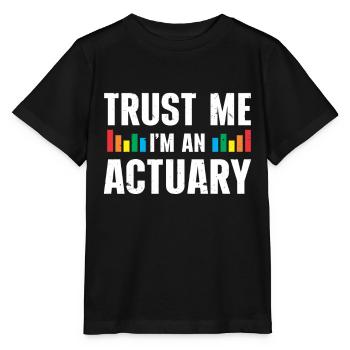 Aktuar Statistiker - Stanley/Stella Kinder T-Shirt MINI CREATOR  - Schwarz - Vorne - Mikhail (115cm)
