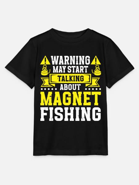 Magnetfischen - Stanley/Stella Kinder T-Shirt MINI CREATOR - Schwarz