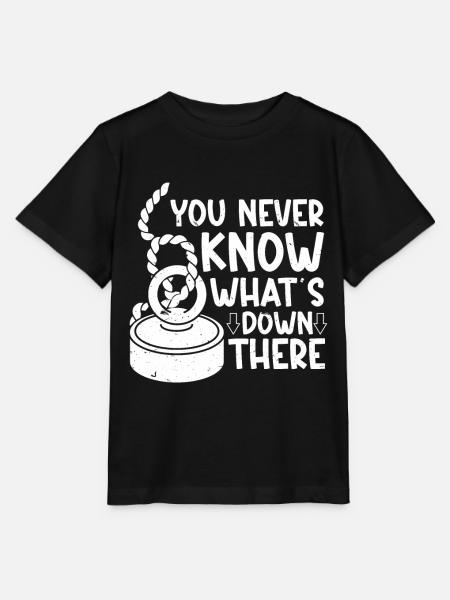 Magnetfischen - Stanley/Stella Kinder T-Shirt MINI CREATOR  - Schwarz